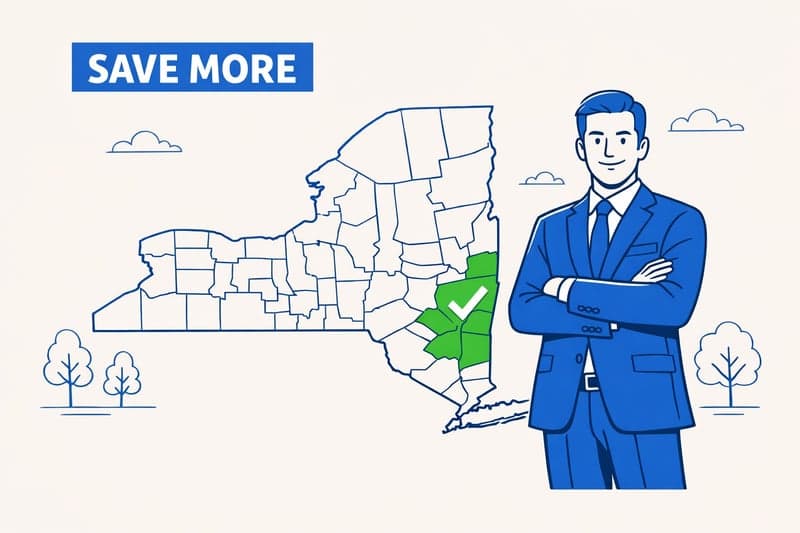 Westchester County LLC publication costs compared to other NY counties - middle of the pack pricing
