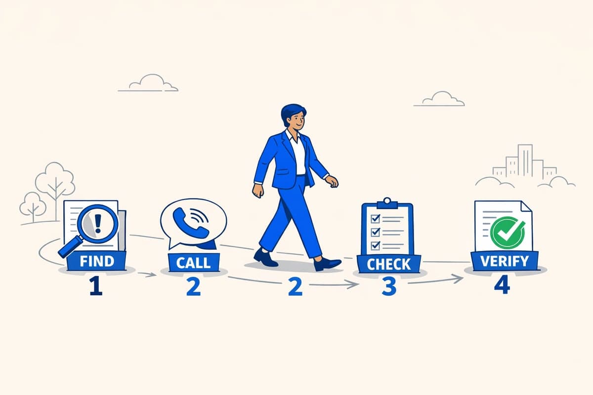 Steps to fix a newspaper error in NY LLC publication — document, contact, assess, verify