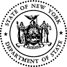New York Department of State Seal